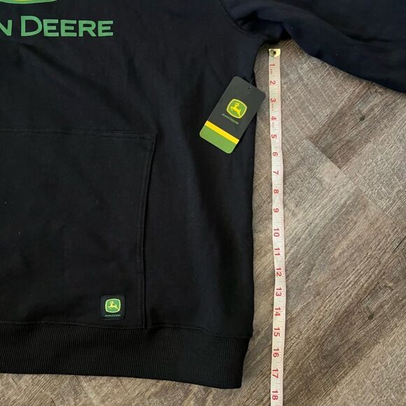 John Deere Core Graphic Logo Hoodie Black- Size XL - Picture 7 of 8
